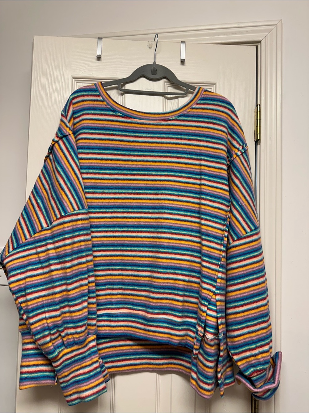 Colorful Striped Long Sleeve Sweater